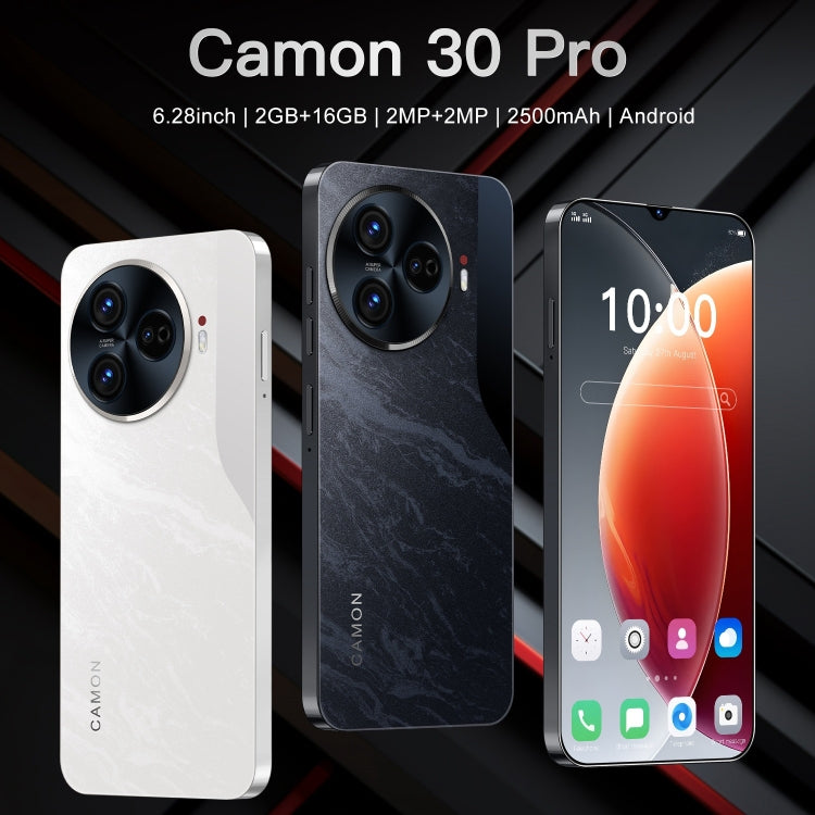 Camon 30 Pro / SDT78, 2GB+16GB, Face Identification, 6.28 inch Screen Android 6.0 SC7731 Quad Core, Network: 3G, Dual SIM (Black) -  by PMC Jewellery | Online Shopping South Africa | PMC Jewellery | Buy Now Pay Later Mobicred