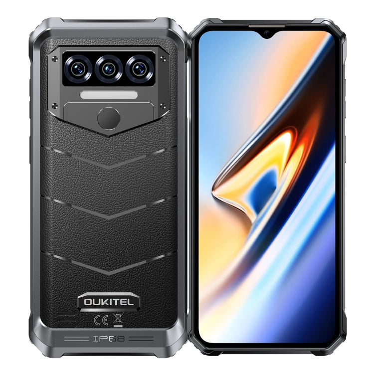 Oukitel WP38 Rugged Phone, 12GB+256GB, IP68/IP69K, Fingerprint Identification, 10600mAh, 6.52 inch MediaTek MT8788 Octa Core, NFC, OTG, Network: 4G (Black) - OUKITEL by OUKITEL | Online Shopping South Africa | PMC Jewellery | Buy Now Pay Later Mobicred