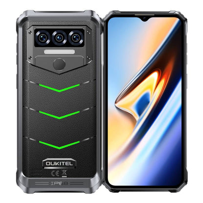 Oukitel WP38 Rugged Phone, 12GB+256GB, IP68/IP69K, Fingerprint Identification, 10600mAh, 6.52 inch MediaTek MT8788 Octa Core, NFC, OTG, Network: 4G (Green) - OUKITEL by OUKITEL | Online Shopping South Africa | PMC Jewellery | Buy Now Pay Later Mobicred