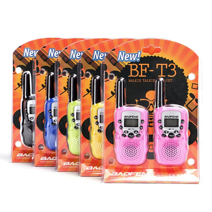 2 PCS BaoFeng BF-T3 1W Children Single Band Radio Handheld Walkie Talkie with Monitor Function, US Plug - Handheld Walkie Talkie by BAOFENG | Online Shopping South Africa | PMC Jewellery | Buy Now Pay Later Mobicred