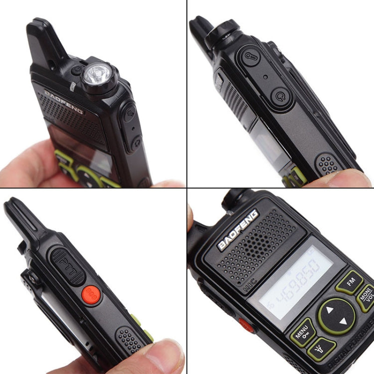 BaoFeng BF-T1 Single Band Radio Handheld Walkie Talkie, US Plug - Handheld Walkie Talkie by BAOFENG | Online Shopping South Africa | PMC Jewellery | Buy Now Pay Later Mobicred