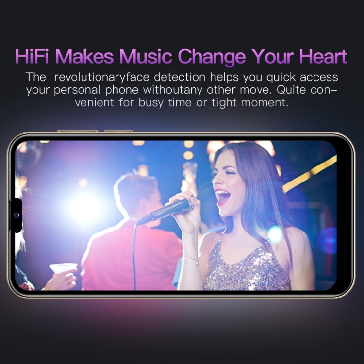 i14 Pro Max N85+, 2GB+16GB, 6.3 inch Screen, Face Identification, Android 6.0 Spreadtrum 7731G Quad Core, Network: 3G, Dual SIM,  with 64GB TF Card(Gold) - free shipping - PMC TechLife - Order now!