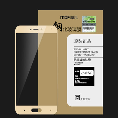 MOFI Xiaomi Mi 5c 0.3mm 9H Hardness 2.5D Explosion-proof Full Screen Tempered Glass Screen Film(Black) -  by MOFI | Online Shopping South Africa | PMC Jewellery