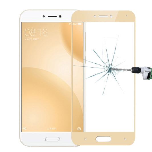 MOFI Xiaomi Mi 5c 0.3mm 9H Hardness 2.5D Explosion-proof Full Screen Tempered Glass Screen Film(Gold) -  by MOFI | Online Shopping South Africa | PMC Jewellery