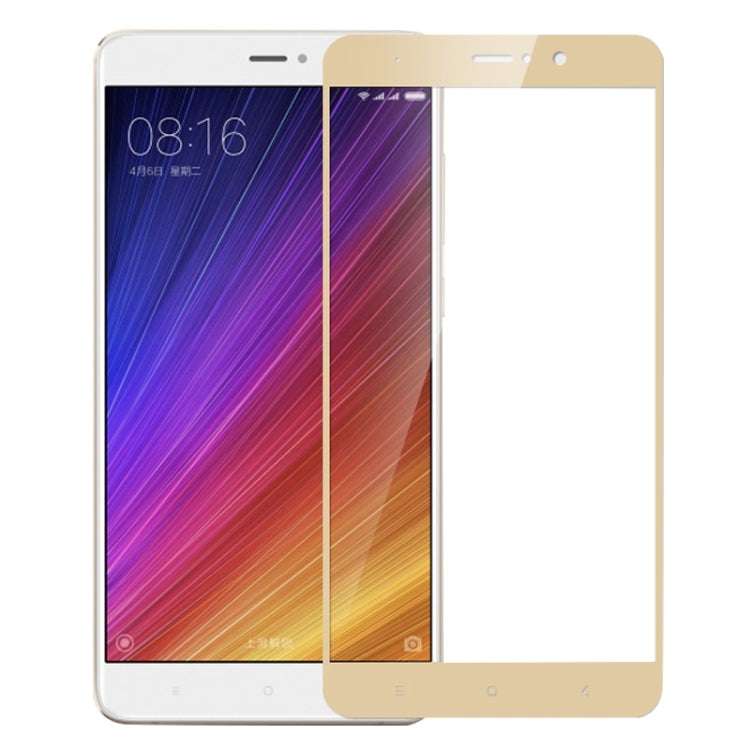 MOFI Xiaomi Mi 5s Plus 0.3mm 9H Hardness 2.5D Explosion-proof Full Screen Tempered Glass Screen Film(Gold) -  by MOFI | Online Shopping South Africa | PMC Jewellery