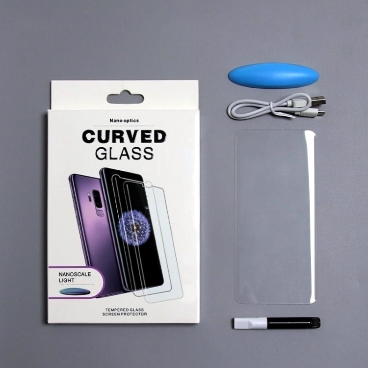 UV Liquid Curved Full Glue Tempered Glass for OnePlus 7 Pro - OnePlus Tempered Glass by PMC Jewellery | Online Shopping South Africa | PMC Jewellery | Buy Now Pay Later Mobicred