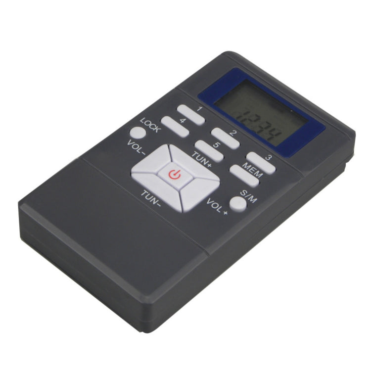 Portable Mini Frequency Modulation Digital LCD Display Radio Receiver with Earphone Jack & Lanyard - free shipping - PMC TechLife - Order now!