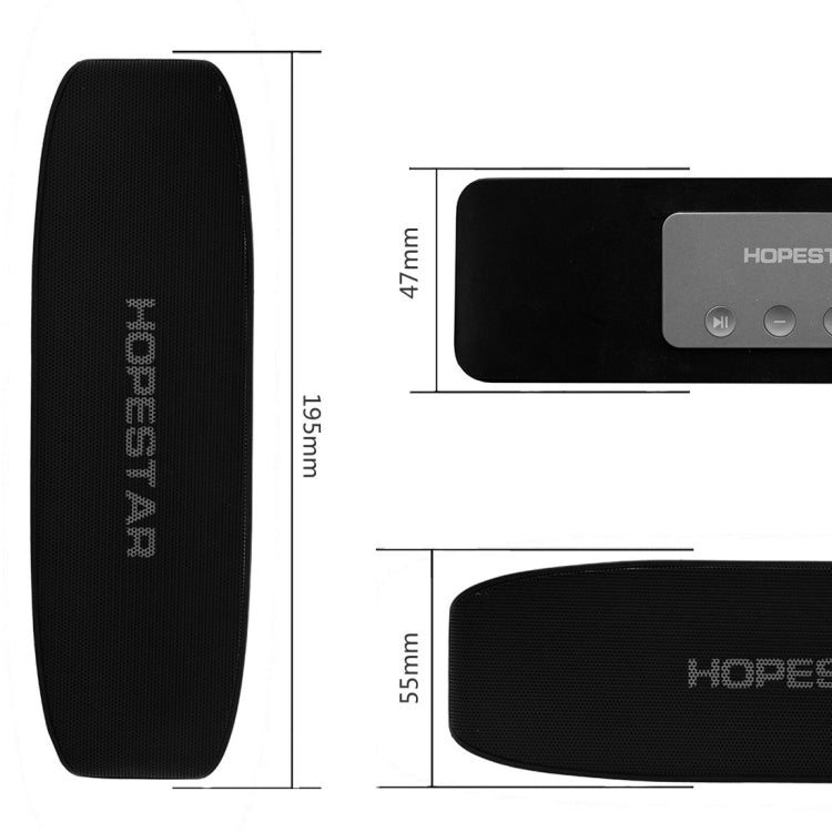 HOPESTAR H11 Mini Portable Rabbit Wireless Bluetooth Speaker, Built-in Mic, Support AUX / Hand Free Call / FM / TF(Blue) - Waterproof Speaker by HOPESTAR | Online Shopping South Africa | PMC Jewellery | Buy Now Pay Later Mobicred