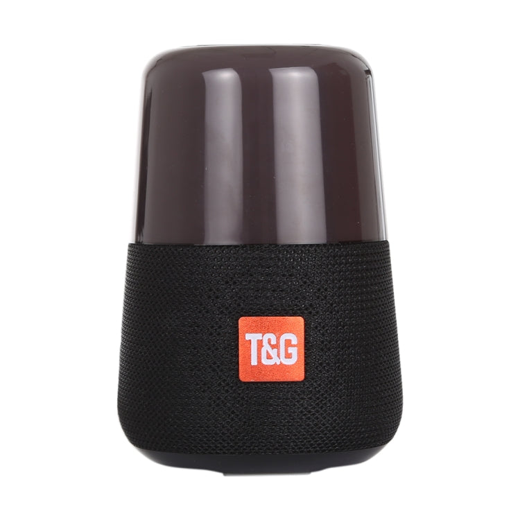 T&G TG168 Portable Wireless Bluetooth V5.0 Stereo Speaker with Handle, Built-in MIC, Support Flashing LED Light & TF Card & U Disk & AUX IN & FM(Black) - Desktop Speaker by T&G | Online Shopping South Africa | PMC Jewellery | Buy Now Pay Later Mobicred