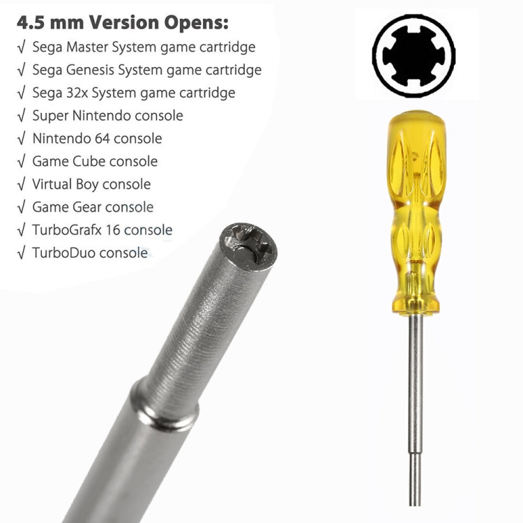 Durable Portable 4.5mm Screwdriver Bit for Nintendo NGC / N64 / SFC - Tools by PMC Jewellery | Online Shopping South Africa | PMC Jewellery | Buy Now Pay Later Mobicred