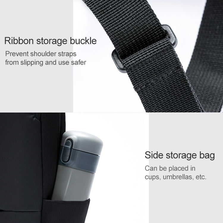 Original Xiaomi Classic Business Backpack 2 18L Large Capacity IPX4 School Double Shoulders Bag (Grey) - Backpacks by Xiaomi | Online Shopping South Africa | PMC Jewellery | Buy Now Pay Later Mobicred