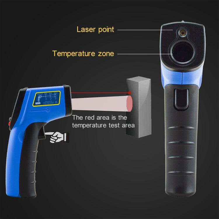 GM333A Portable Digital Laser Point Infrared Thermometer, Temperature Range: -50-400 Celsius Degree - free shipping - PMC TechLife - Order now!