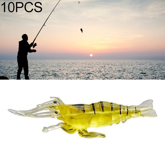 10 PCS 4cm Fishing Soft Bait Lures Popper Poper Baits(Natural) - Fishing Lures by PMC Jewellery | Online Shopping South Africa | PMC Jewellery | Buy Now Pay Later Mobicred