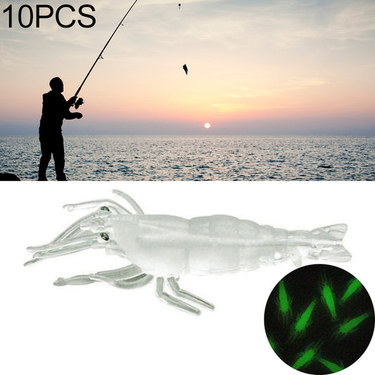 10 PCS 4cm Fishing Soft Bait Lures Popper Poper Baits(Fluorescent) - Fishing Lures by PMC Jewellery | Online Shopping South Africa | PMC Jewellery | Buy Now Pay Later Mobicred