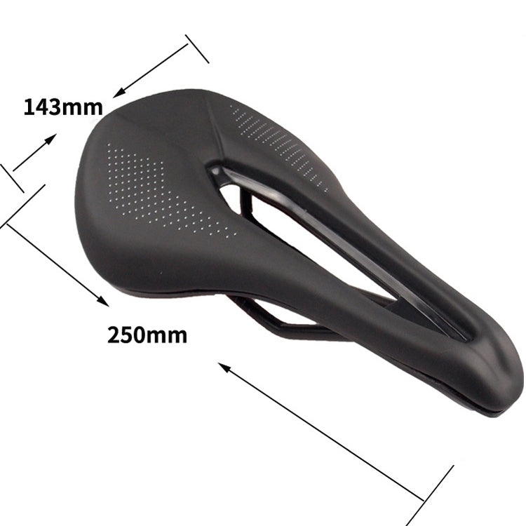 BIKERSAY SZ001 Bicycle PU Leather Saddle Seat (Black White) - free shipping - PMc TechLife - Order now!