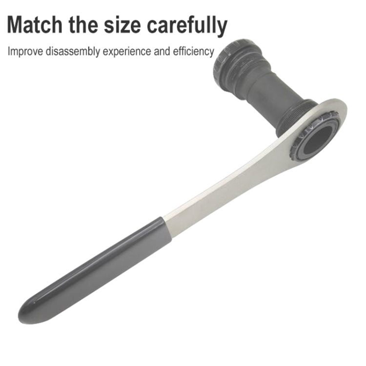 BIKERSAY BB46-12 Bicycle Repair Tools Multi-function Wrench Tool Stainless Steel Axis Spanner - Maintenance tools by BIKERSAY | Online Shopping South Africa | PMc TechLife | Buy Now Pay Later Mobicred