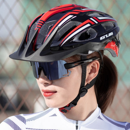 GUB A2 Unisex Bicycle Helmet With Tail Light(Titanium Color) - Protective Helmet & Masks by GUB | Online Shopping South Africa | PMC Jewellery | Buy Now Pay Later Mobicred