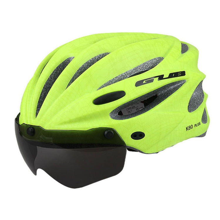 GUB K80 Plus Bike Helmet With Visor And Goggles(Fluorescent Green) - free shipping - PMC TechLife - Order now!