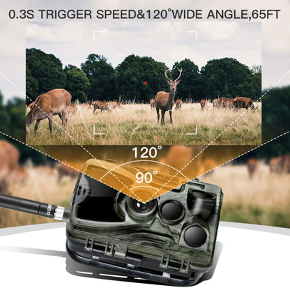 HC801M 2G GSM Waterproof IP66 IR Night Vision Security Hunting Trail Camera, 120 Degree PIR Angle - Hunting Cameras by PMC Jewellery | Online Shopping South Africa | PMC Jewellery