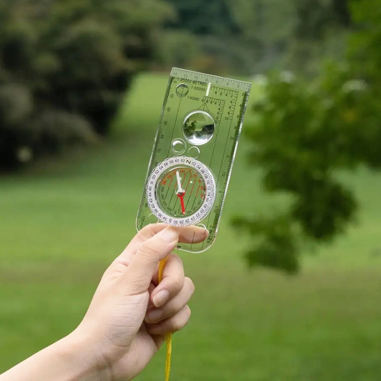 Nisa DC40-3A Outdoor Transparent Compass Map Scale - Hiking Meter by PMC TechLife | Online Shopping South Africa | PMC TechLife | Buy Now Pay Later Mobicred
