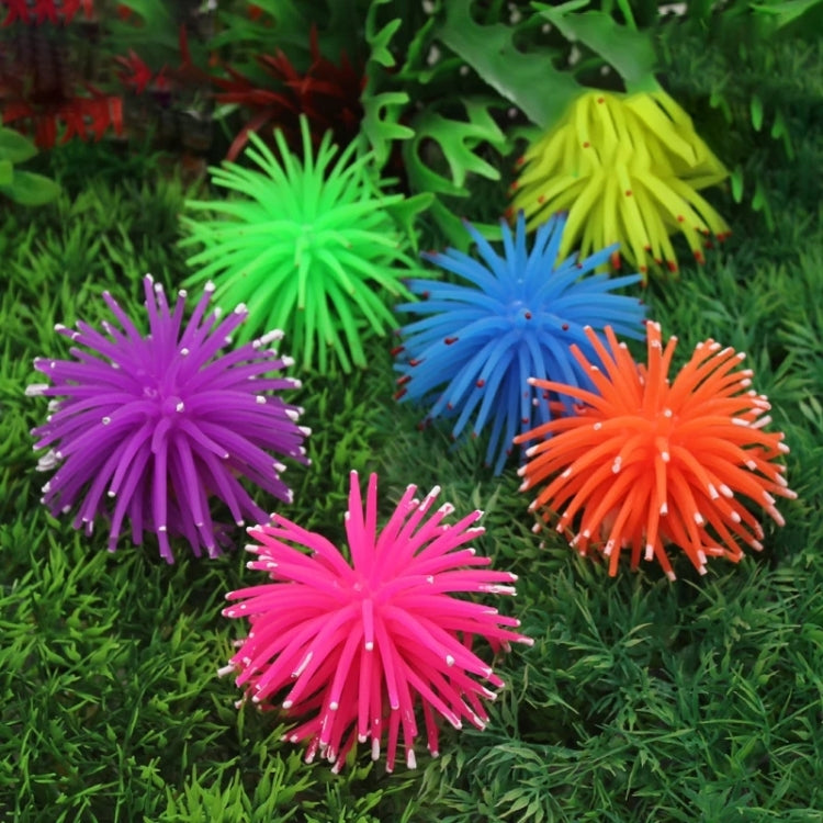 Aquarium Articles Decoration TPR Simulation Sea Urchin Ball Coral with Point, Size: L, Diameter: 13cm(Blue) - free shipping - PMc TechLife - Order now!