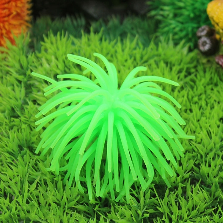 Aquarium Articles Decoration TPR Simulation Sea Urchin Ball Coral, Size: S, Diameter: 7cm(Green) - free shipping - PMc TechLife - Order now!