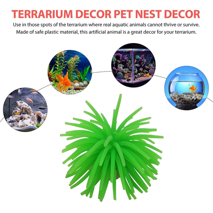 Aquarium Articles Decoration TPR Simulation Sea Urchin Ball Coral, Size: S, Diameter: 7cm(Blue) - free shipping - PMc TechLife - Order now!