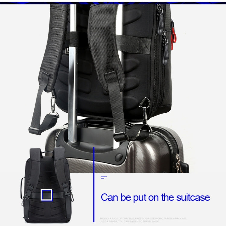 Bopai 751-006641 Large Capacity Business Fashion Breathable Laptop Backpack with External USB Interface, Size: 30 x 15 x 44cm(Black) - Backpack by Bopai | Online Shopping South Africa | PMC Jewellery | Buy Now Pay Later Mobicred