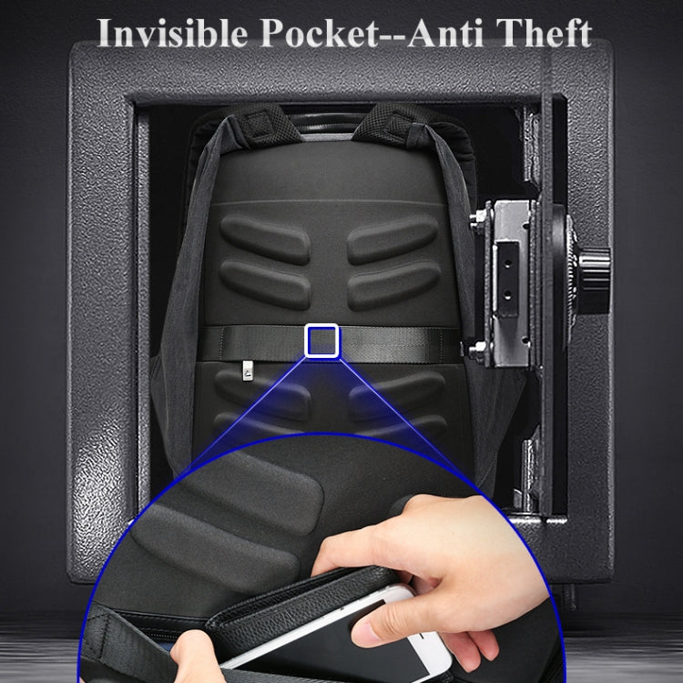 Bopai 851-010128 Business Anti-theft Waterproof Large Capacity Double Shoulder Bag,with USB Charging Port, Size: 34x19x43cm (Black) - 15.6 - 17 inch by Bopai | Online Shopping South Africa | PMC Jewellery | Buy Now Pay Later Mobicred