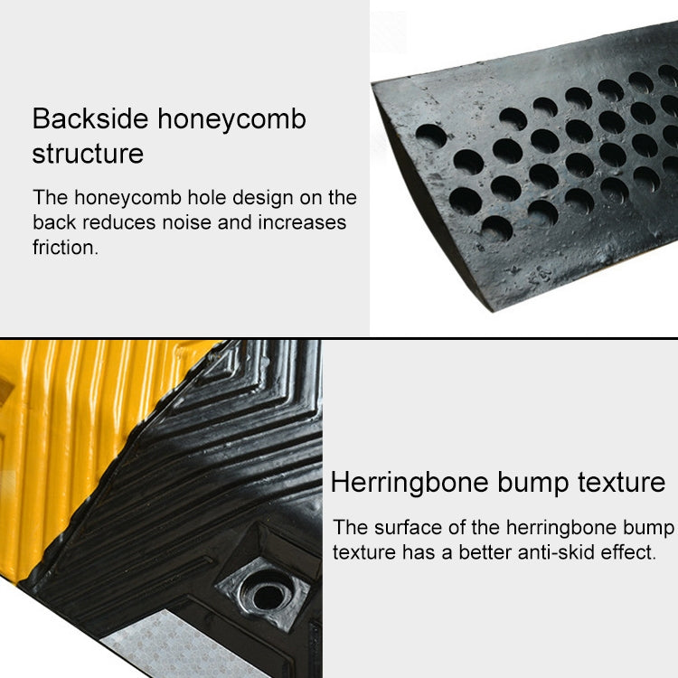 Pair Of Special Round Heads For Rubber Speed Bumps, Diameter: 40cm - Speed Bumps by PMC TechLife | Online Shopping South Africa | PMC TechLife | Buy Now Pay Later Mobicred