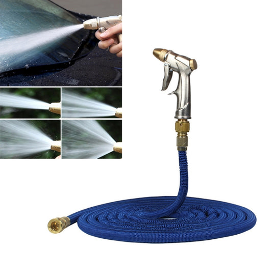 75FT 7.5m Car High Pressure Washing Tool Telescopic Water Pipe Set(Blue) - Car washing supplies by PMC Jewellery | Online Shopping South Africa | PMC Jewellery | Buy Now Pay Later Mobicred