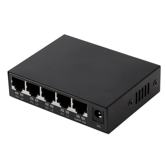 5 Ports 10/100Mbps POE Switch IEEE802.3af Power Over Ethernet Network Switch for IP Camera VoIP Phone AP Devices - Switch by PMC Jewellery | Online Shopping South Africa | PMC Jewellery | Buy Now Pay Later Mobicred