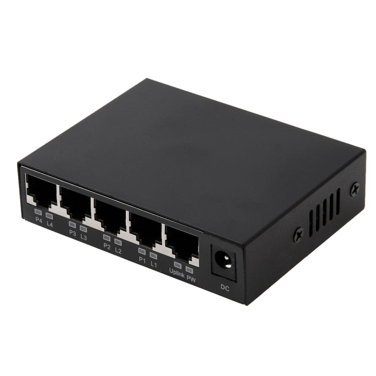 5 Ports 10/100Mbps POE Switch IEEE802.3af Power Over Ethernet Network Switch for IP Camera VoIP Phone AP Devices - Switch by PMC Jewellery | Online Shopping South Africa | PMC Jewellery | Buy Now Pay Later Mobicred