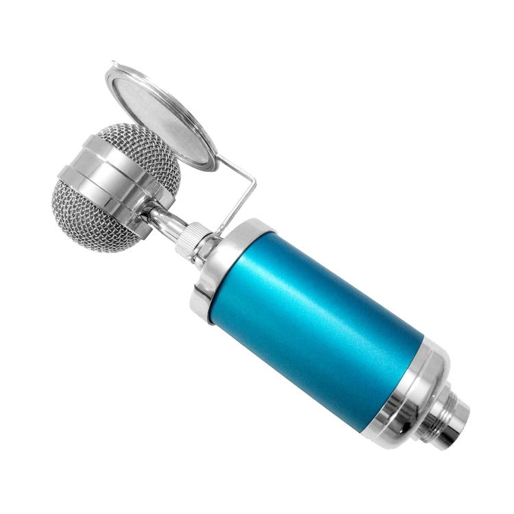 3000 Home KTV Mic Condenser Sound Recording Microphone with Shock Mount & Pop Filter for PC & Laptop, 3.5mm Earphone Port, Cable Length: 2.5m(Blue) - Microphone by PMC Jewellery | Online Shopping South Africa | PMC Jewellery | Buy Now Pay Later Mobicred