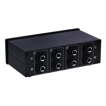 B833 Passive Speaker Stereo Switch Loudspeaker,  1 Input and 3 Output or 3 Input and 1 Output (Black) -  by PMC Jewellery | Online Shopping South Africa | PMC Jewellery | Buy Now Pay Later Mobicred