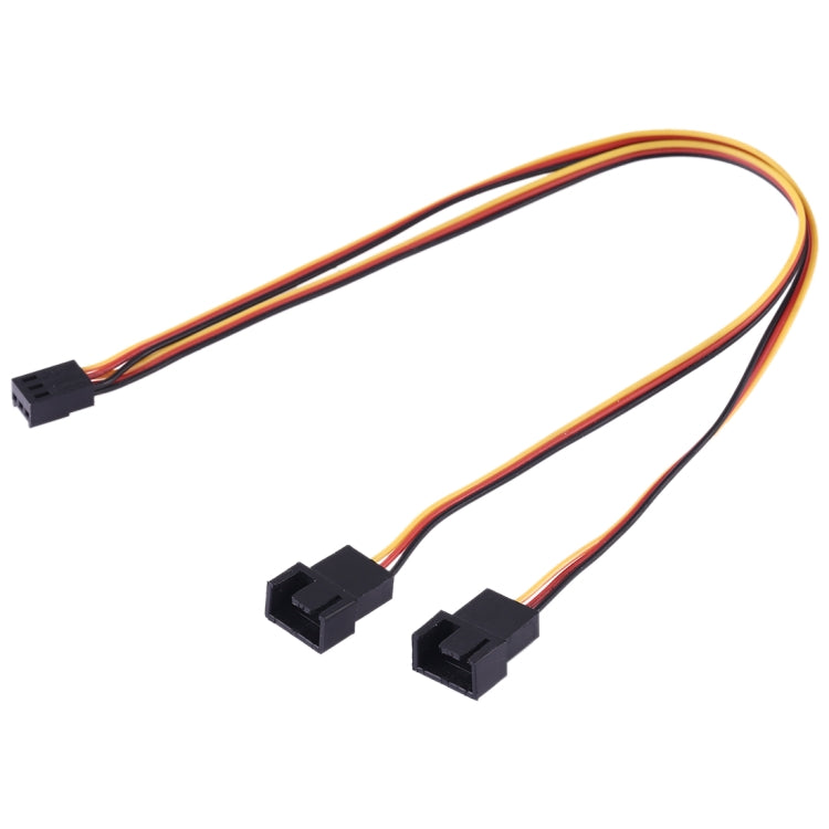 1 to 2 3 Pin Computer Components Chassis Fan Cable, Length: 30cm - Power Cord by PMc TechLife | Online Shopping South Africa | PMc TechLife | Buy Now Pay Later Mobicred