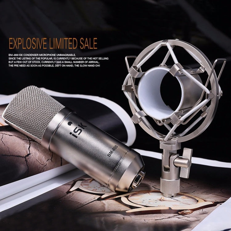ISK BM-800 Sound Recording Microphone Condenser Mic for Studio and Broadcasting - free shipping - PMC Jewellery - Order now!