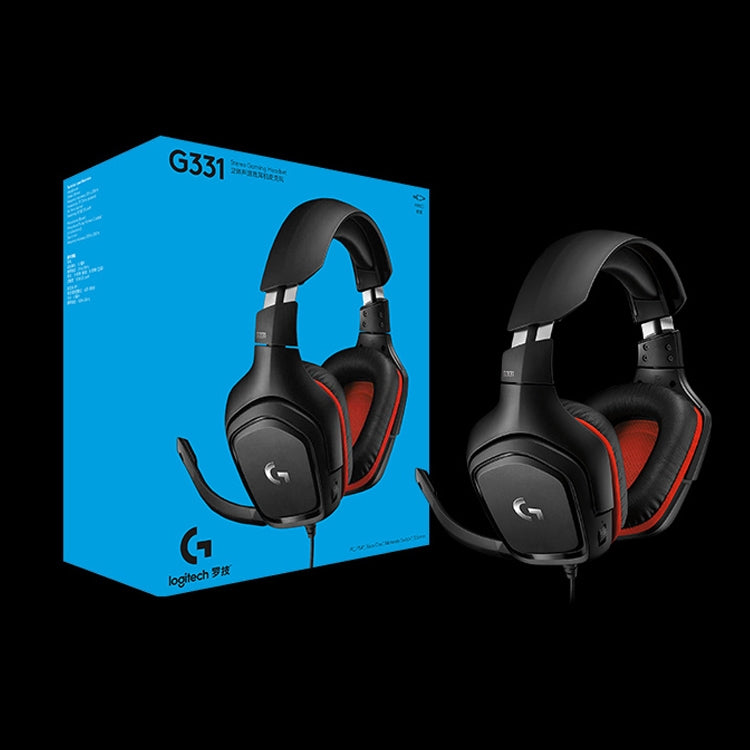 Logitech G331 Dolby 7.1 Surround Sound Stereo Folding Noise Reduction Competition Gaming Headset - Multimedia Headset by Logitech | Online Shopping South Africa | PMC Jewellery | Buy Now Pay Later Mobicred