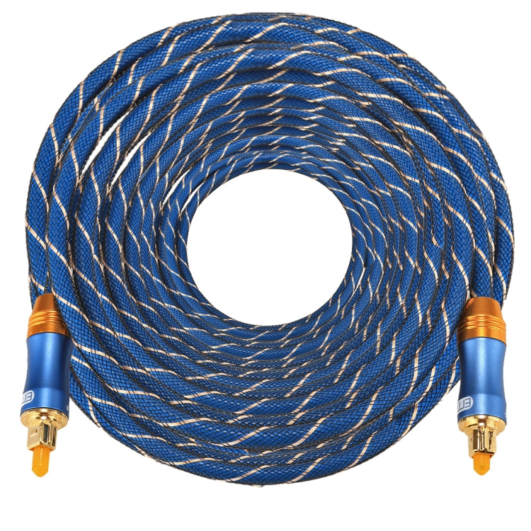 EMK LSYJ-A 25m OD6.0mm Gold Plated Metal Head Toslink Male to Male Digital Optical Audio Cable - Audio Optical Cables by EMK | Online Shopping South Africa | PMC Jewellery | Buy Now Pay Later Mobicred