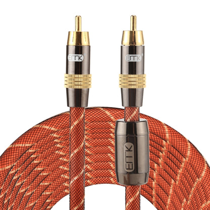 EMK TZ/A 8m OD8.0mm Gold Plated Metal Head RCA to RCA Plug Digital Coaxial Interconnect Cable Audio / Video RCA Cable - RCA Cable by EMK | Online Shopping South Africa | PMC Jewellery | Buy Now Pay Later Mobicred