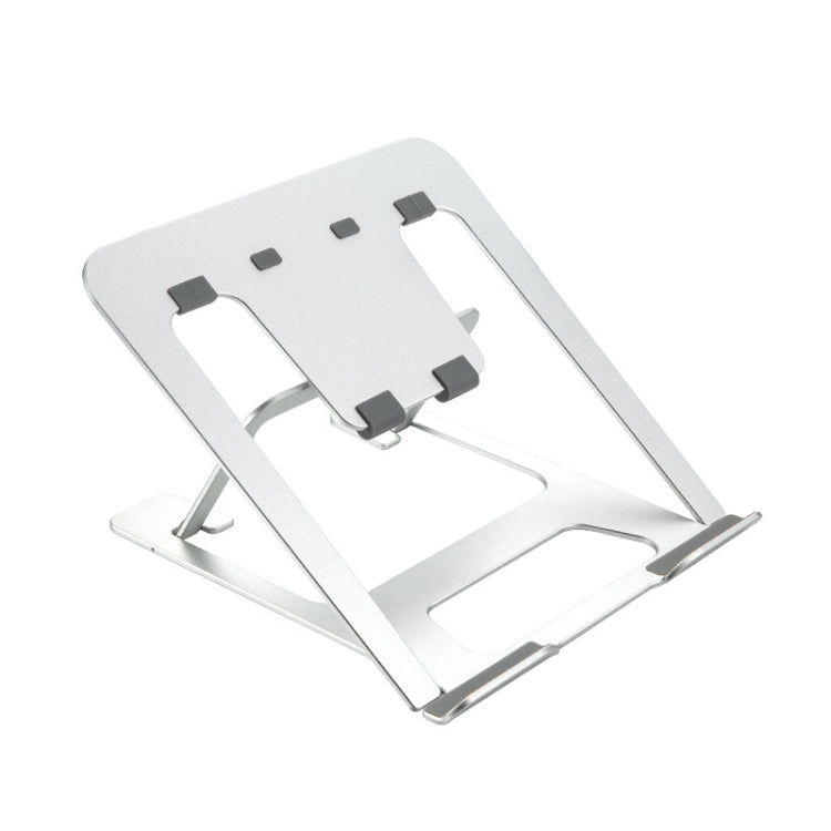 Laptop Height Extender Holder Stand Folding Portable Computer Heat Dissipation Bracket, Size: 22.3x23.5x1.3cm (Silver) - MacBook Holder by PMC Jewellery | Online Shopping South Africa | PMC Jewellery | Buy Now Pay Later Mobicred