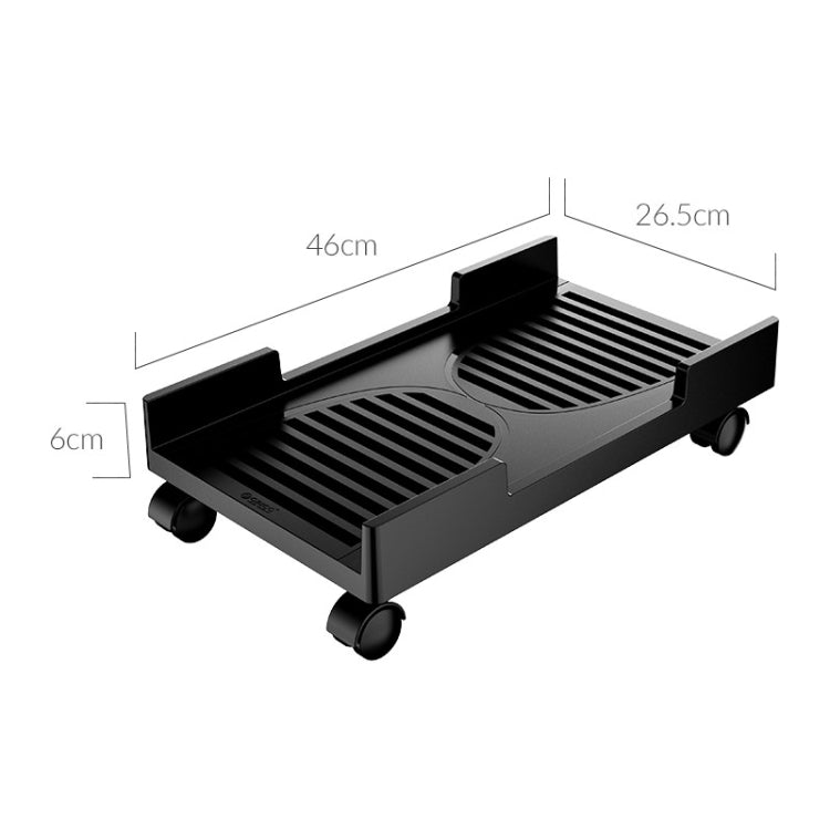 ORICO CPB3-BK-BP Computer Host Bracket with Wheels - Host Bracket by ORICO | Online Shopping South Africa | PMC Jewellery | Buy Now Pay Later Mobicred