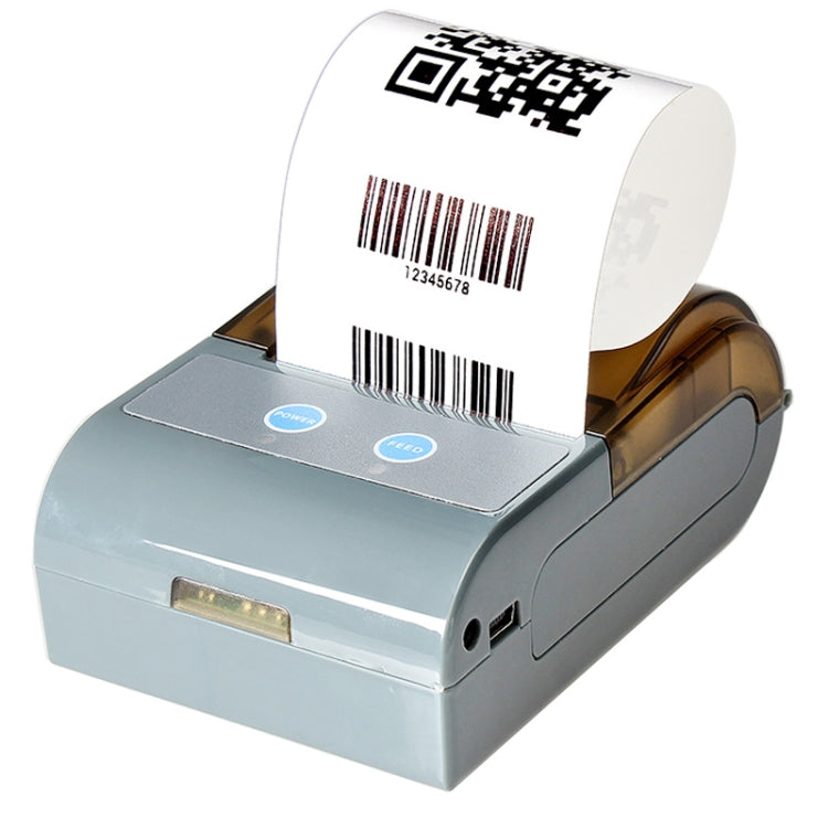 QS-5803 Portable 58mm Bluetooth POS Receipt Thermal Printer(Grey) - Printer by PMC Jewellery | Online Shopping South Africa | PMC Jewellery | Buy Now Pay Later Mobicred