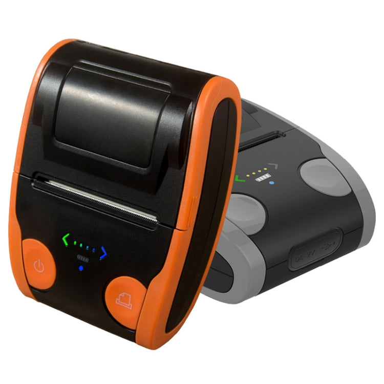 QS-5806 Portable 58mm Bluetooth POS Receipt Thermal Printer(Orange) - Printer by PMC Jewellery | Online Shopping South Africa | PMC Jewellery | Buy Now Pay Later Mobicred