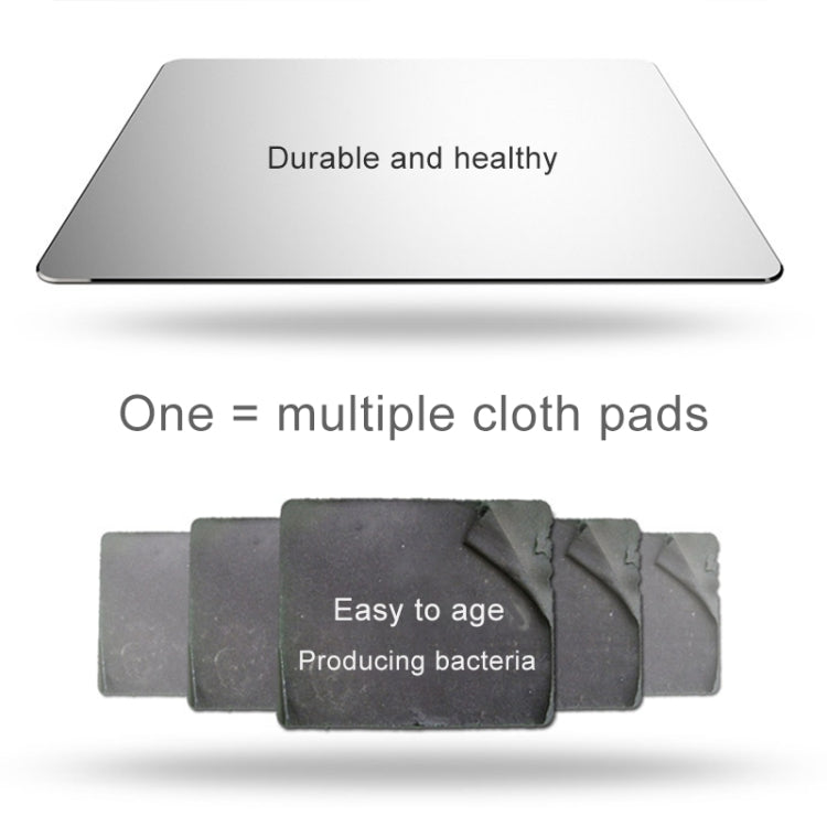Aluminum Alloy Double-sided Non-slip Mat Desk Mouse Pad, Size : S(Black) - Mouse Pads by PMC TechLife | Online Shopping South Africa | PMC TechLife | Buy Now Pay Later Mobicred