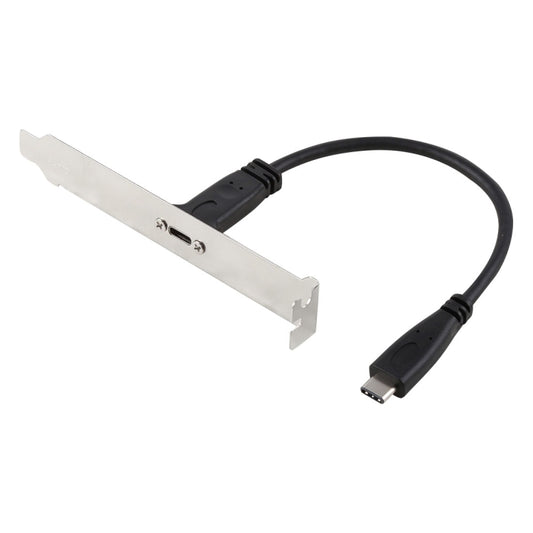 20cm Panel Bracket Header USB-C / Type-C Female to Male Extension Wire Connector Cord Cable - Cable & Adapters by PMC Jewellery | Online Shopping South Africa | PMC Jewellery | Buy Now Pay Later Mobicred