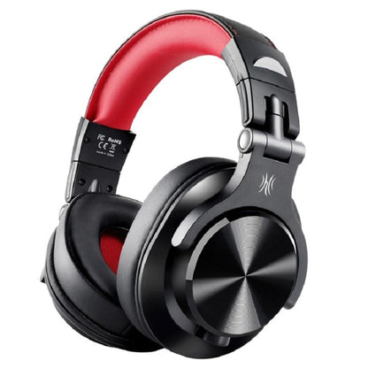 OneOdio A71 Head-mounted Noise Reduction Wired Headphone with Microphone(Red Black) - Multimedia Headset by OneOdio | Online Shopping South Africa | PMC Jewellery | Buy Now Pay Later Mobicred