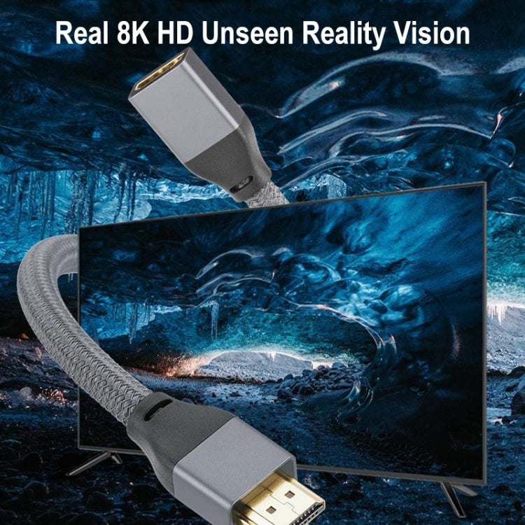 HDMI 8K 60Hz Male to Female Cable Support 3D Video, Cable Length: 2m - Cable by PMC Jewellery | Online Shopping South Africa | PMC Jewellery | Buy Now Pay Later Mobicred