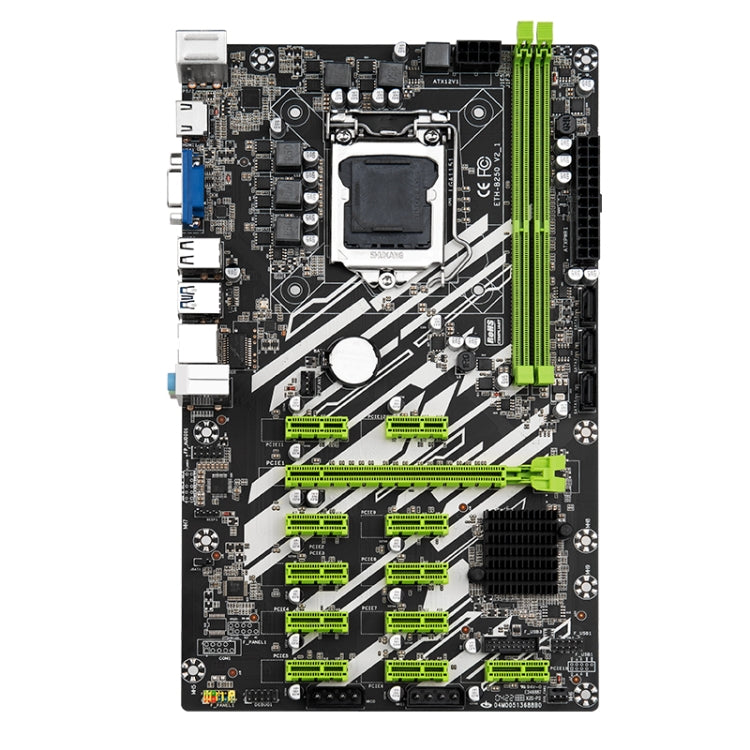 ETH-B250 2 x DDR4 Professional Multi-slots Motherboard - Motherboard by PMC Jewellery | Online Shopping South Africa | PMC Jewellery | Buy Now Pay Later Mobicred