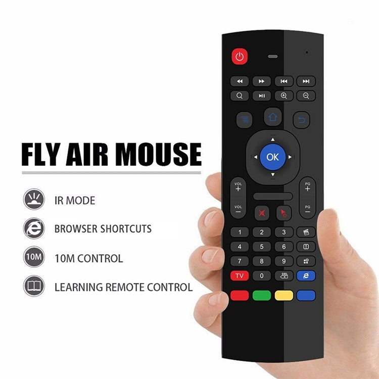 MX3 Voice Version 2.4GHz Fly Air Mouse Wireless Keyboard Remote Control with Gyroscope - MINI PC Accessories & Gadgets by PMC Jewellery | Online Shopping South Africa | PMC Jewellery | Buy Now Pay Later Mobicred